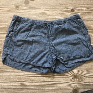 J. Crew | Drawstring 3” Chambray Shorts